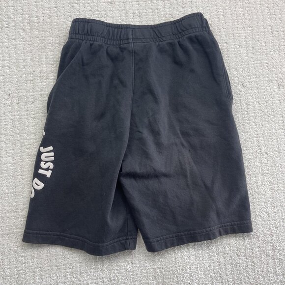 Nike Boy's Medium Just Do It Black Sportswear Fleece Shorts Training DC7247-010 - Picture 3 of 8
